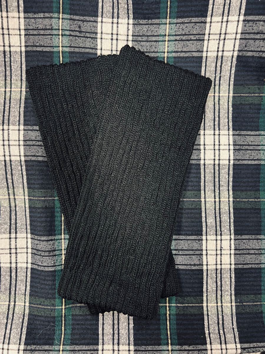 日本製 シルク100%ウォーマー 黒拍卖