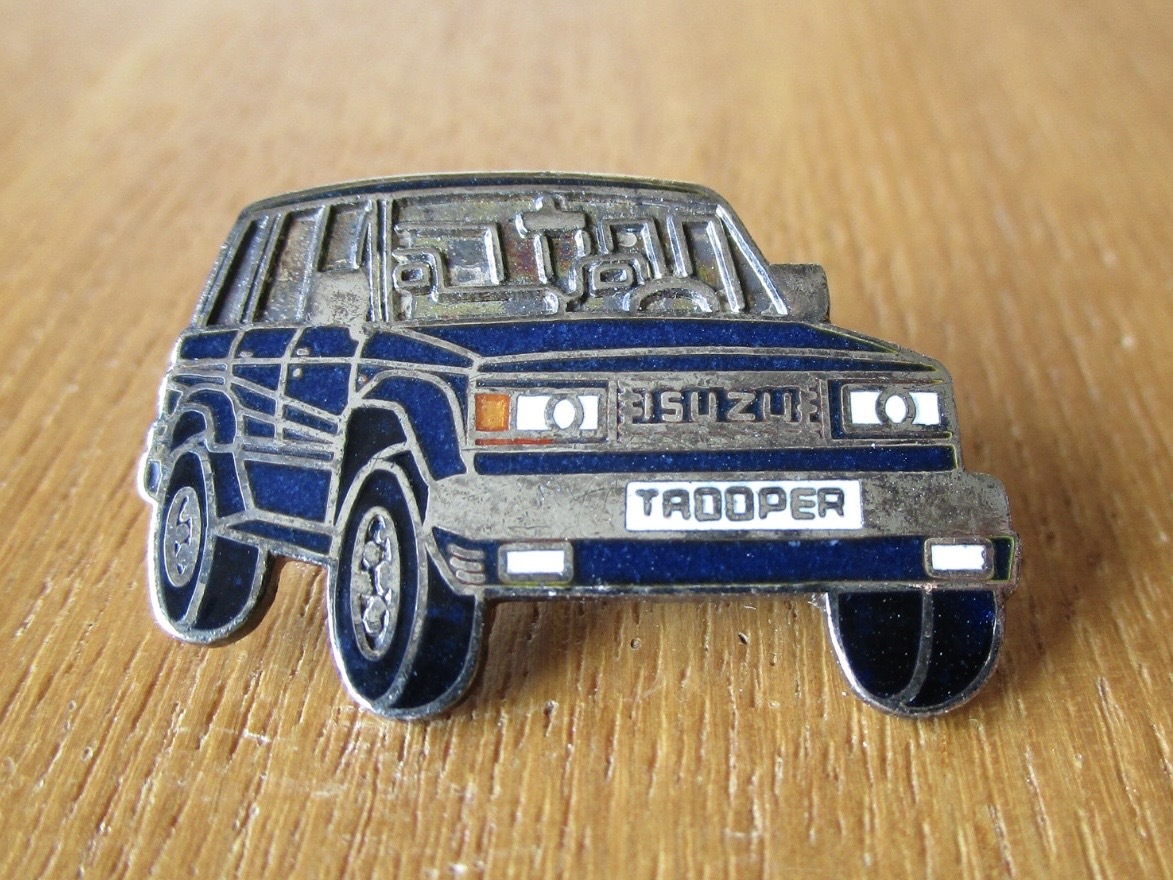 当時物 ISUZU いすゞ TROOPER イスズ ビッグホーン古い ピンバッジ 広告 ロゴ 自動車 SUV ピンズ # I拍卖