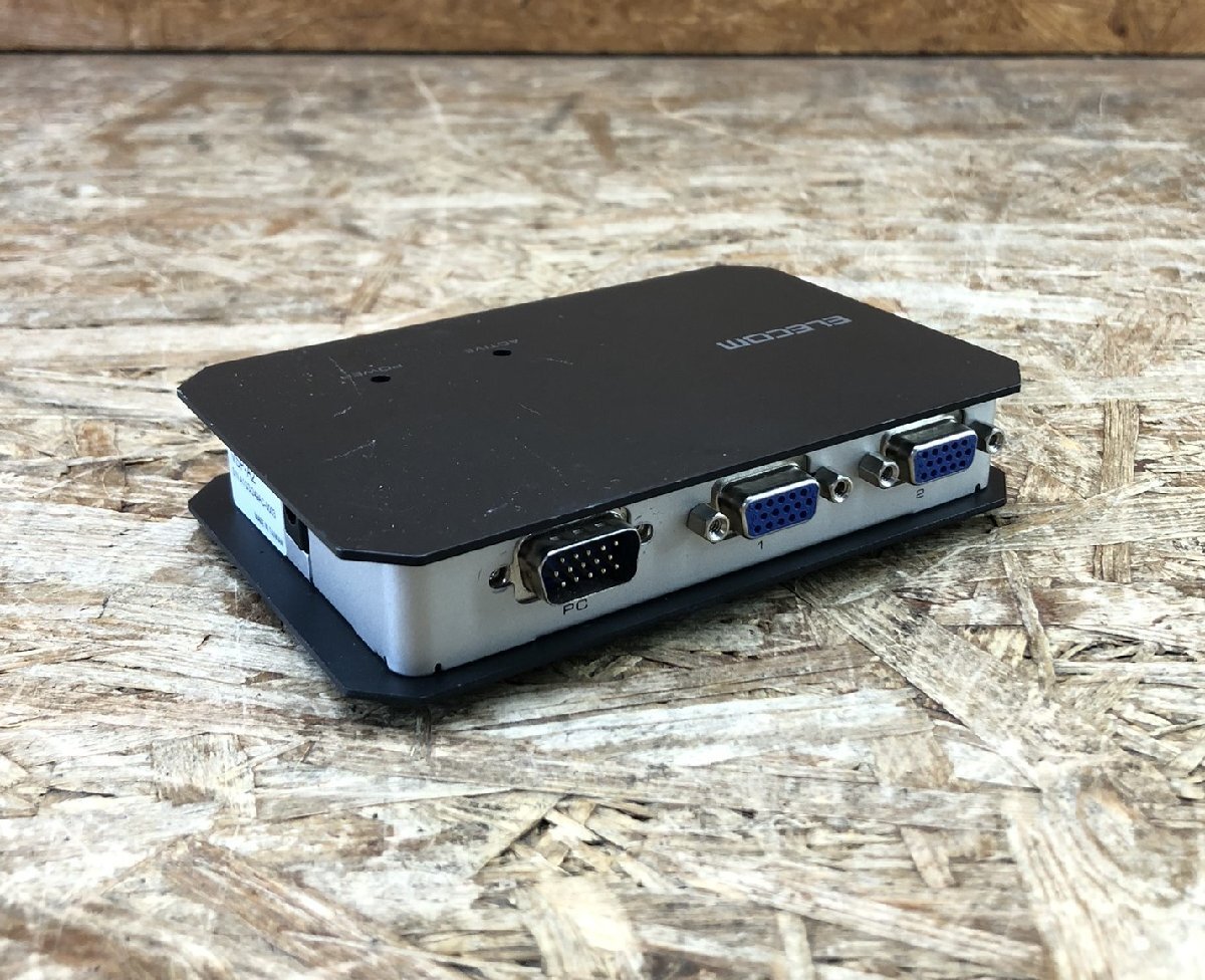 ◎ELECOM VSP-A2 1入力2出力 ディスプレイ分配器 中古 エレコム D-SUB15pin アナログ ビデオスプリッター 動作確認済み◎Z-2886拍卖