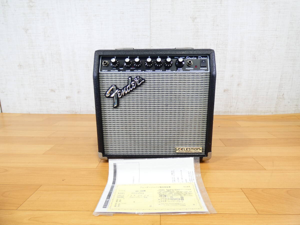 【USED!Fender ギターアンプ Studio Drive SD-15CE★フェンダー/コンボタイプ/本体のみ@100(7)】拍卖