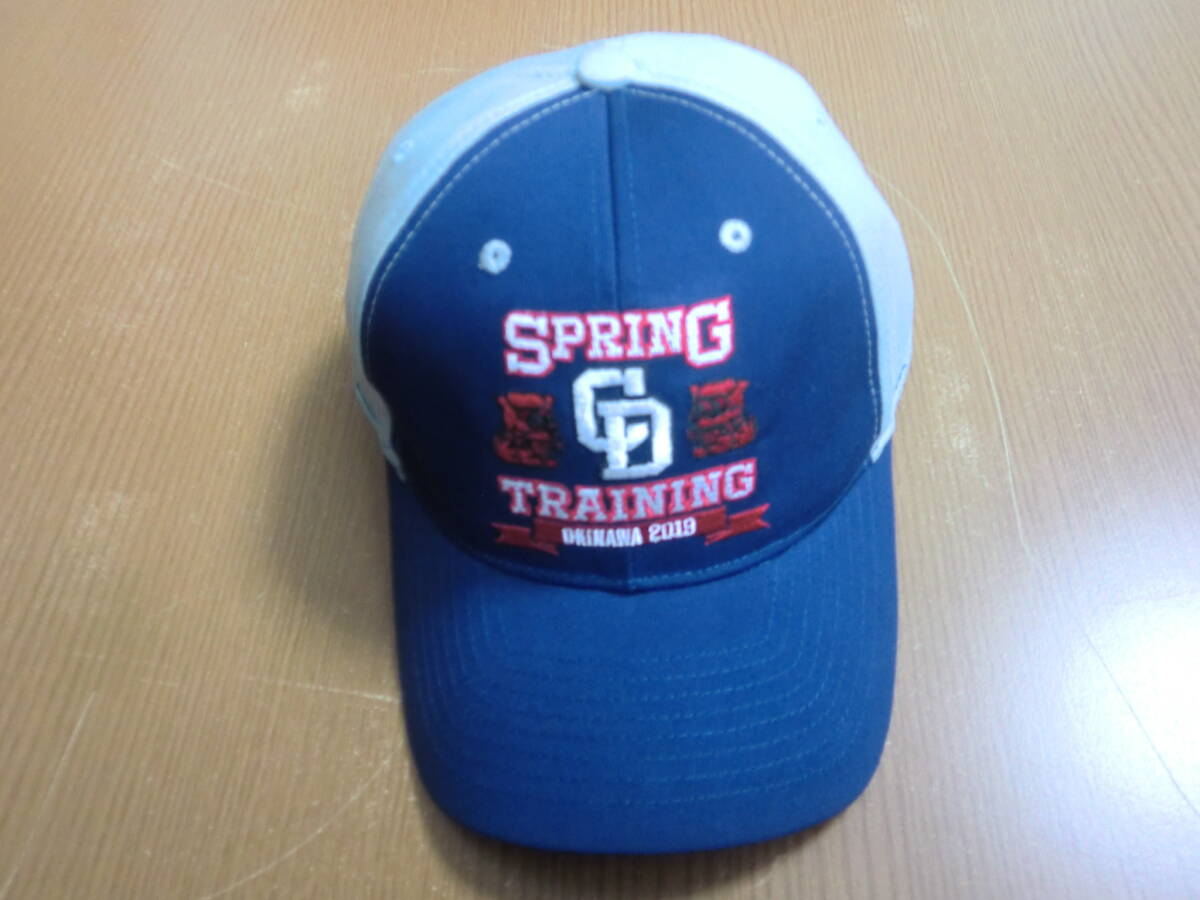 中日 ドラゴンズ SPRING TRAINING OKINAWWA 2019 キャップ SIZE:フリー 未使用品拍卖