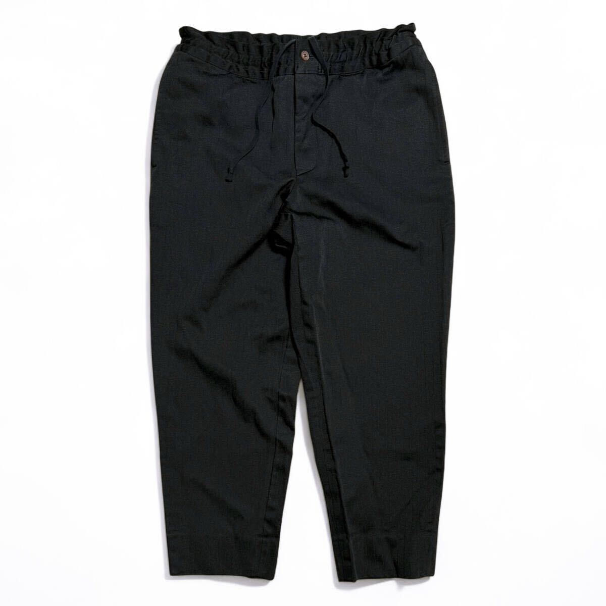 ポリエステル縮絨 イージーパンツ 山口一郎 コムデギャルソン オムドゥ DEUX Polyester Pants エステル縮絨 ポリ HOMME オムプリュス PLUS拍卖