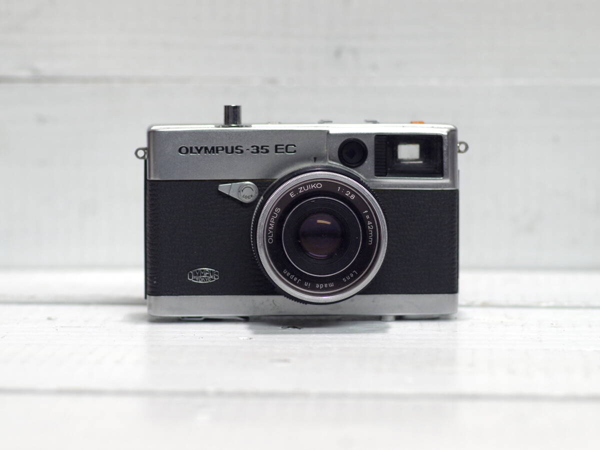 M13045【OLYMPUS】オリンパス-35EC 空シャッターOK!! f=42mm E.ZUIKO 動作未チェック 現状 フィルムカメラ ゆうぱっく60サイズ拍卖