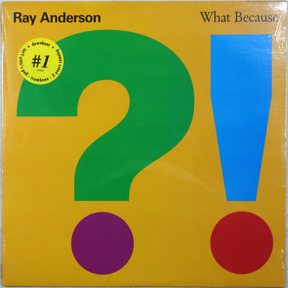 ◆RAY ANDERSON/WHAT BECAUSE (US LP/Sealed) -Gramavision拍卖