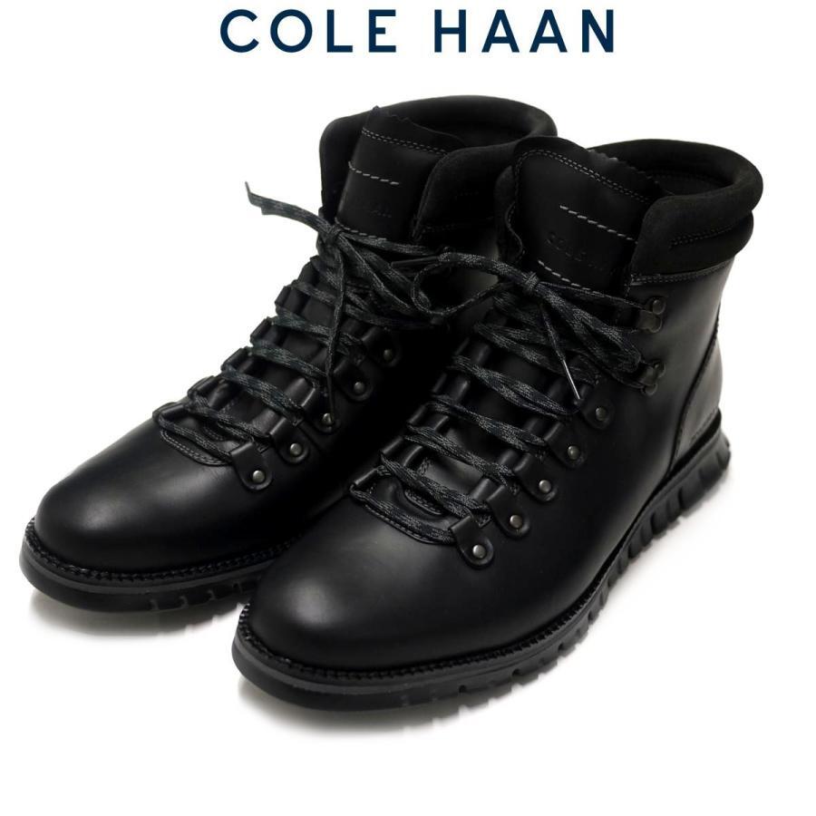 コールハーン ゼログランド 防水 ウォータープルーフ ハイカーブーツ (27.5cm) 黒 COLE HAAN ZeroGrand Hiker Boots /24as600-10拍卖