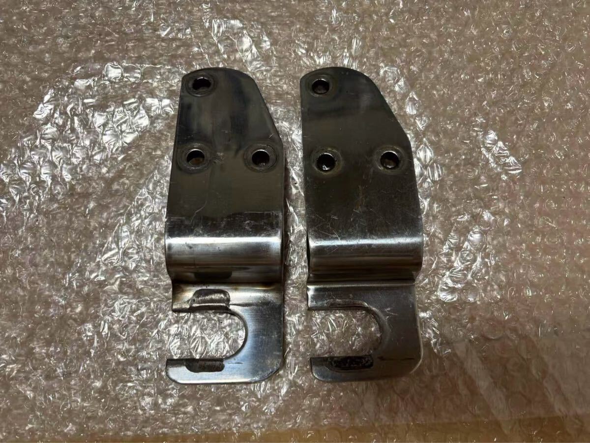 ★ エビカン アオリ止め ブロック用受金 ステンレス 金具 ステンレス製 2 個セット ③ 拍卖