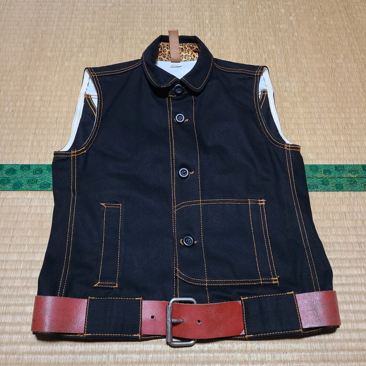 Blood Sweat &Tears デニム ベスト サイズM拍卖