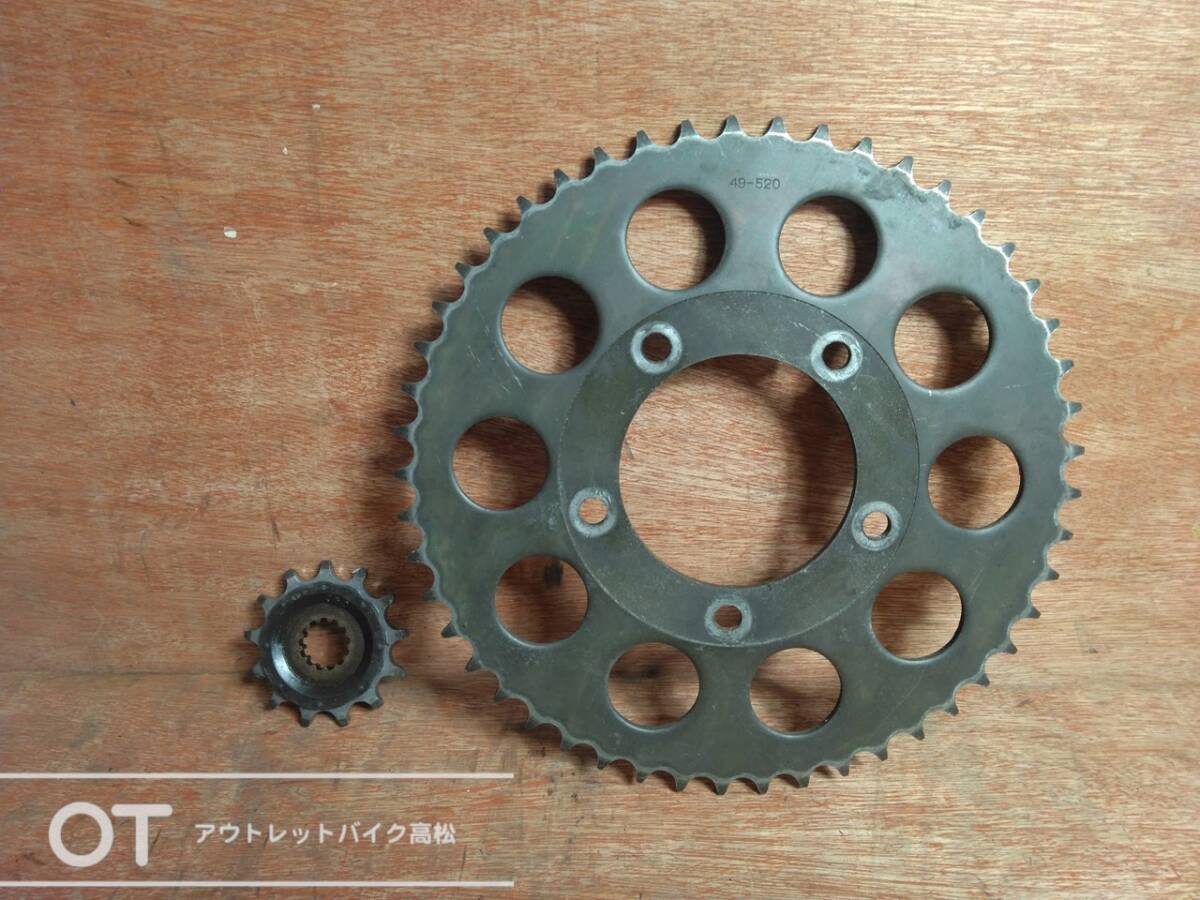 GSX250S 刀 SUZUKI 中古 スプロケット 49-520 スズキ P30072510拍卖