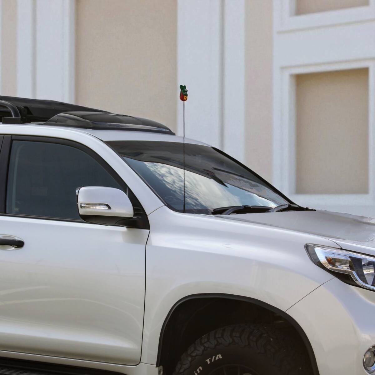 150中期 プラド 用★右側用 USアンテナ キット★ランドクルーザー ダミーアンテナ カスタム アクセサリー パーツ アンテナトッパー用に拍卖