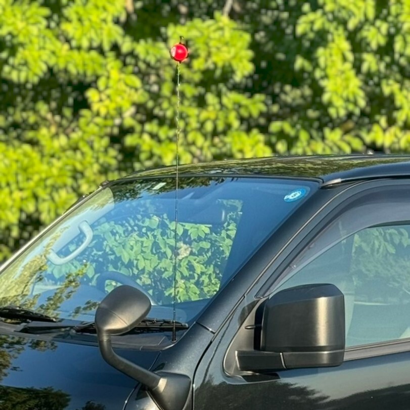 ナロー用★ロング USアンテナ キット★200系 ハイエース カスタム アクセサリー パーツ USトヨタ風 ダミーアンテナ トッパー マスコット用拍卖