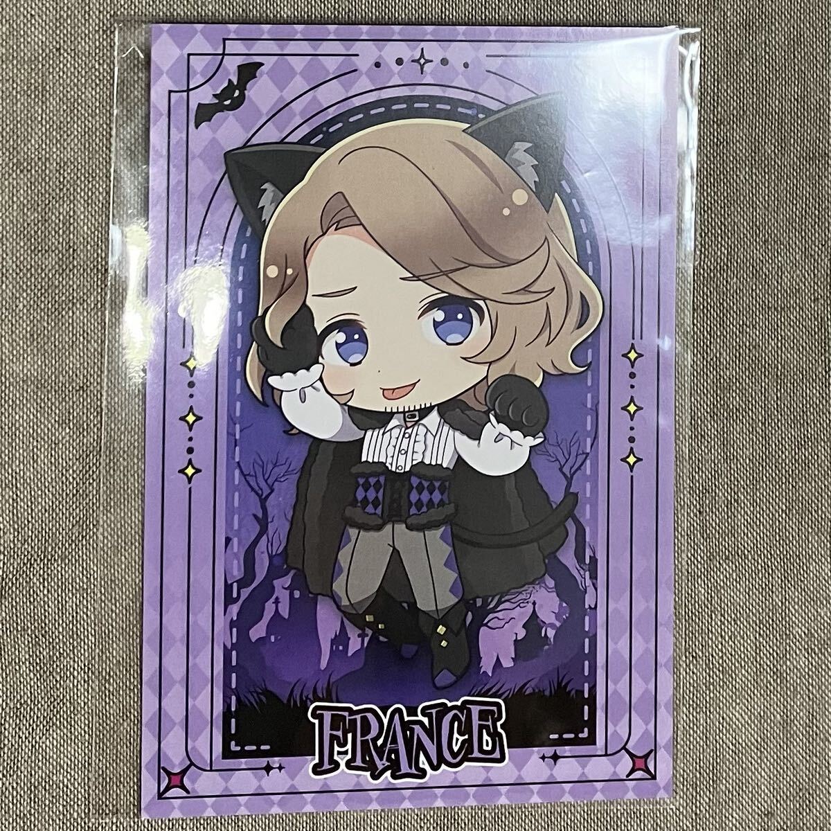 ヘタリア World★Stars アモカフェ ハロウィン ポストカード フランス AMOCAFE拍卖