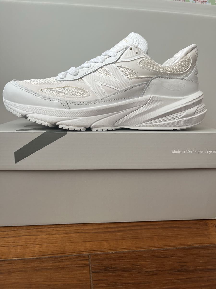 25SS COMME des GARCONS HOMME コムデギャルソンオム new balance ニューバランス 990 V6 USA製 US9 27.0 新品 白拍卖