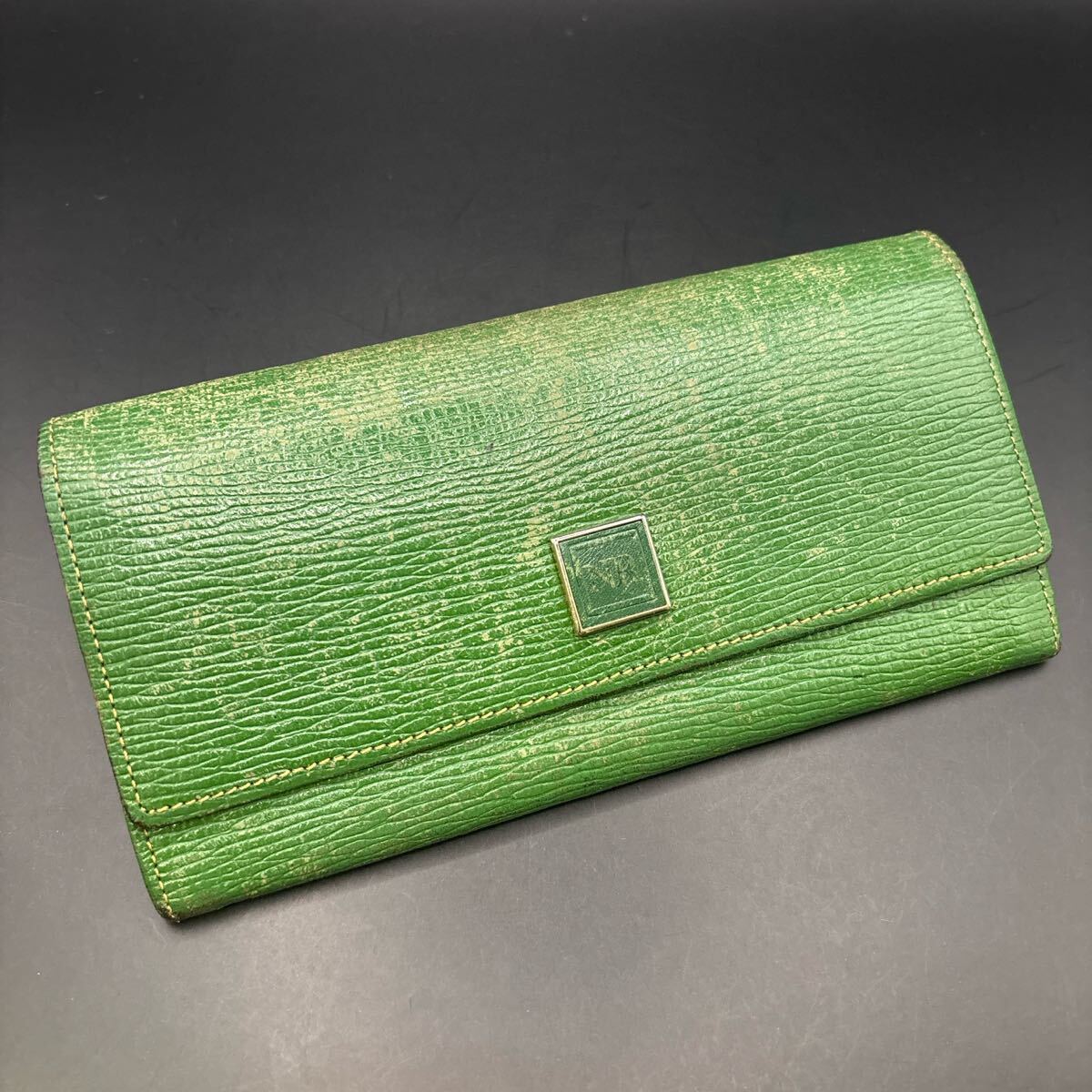 即決 NINA RICCI ニナリッチ 長財布 グリーン拍卖