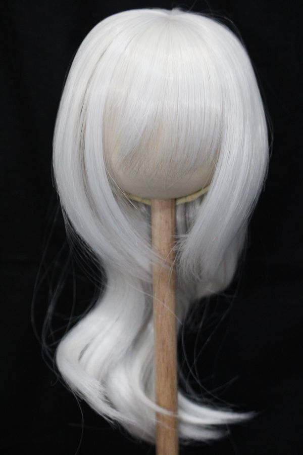 ウィッグ/8-9inch(ハーフアップウェーブ/シルキーホワイト):Ronshuka Couture/ロンシュカ クチュール様製 S-25-07-13-492-GN-ZS拍卖