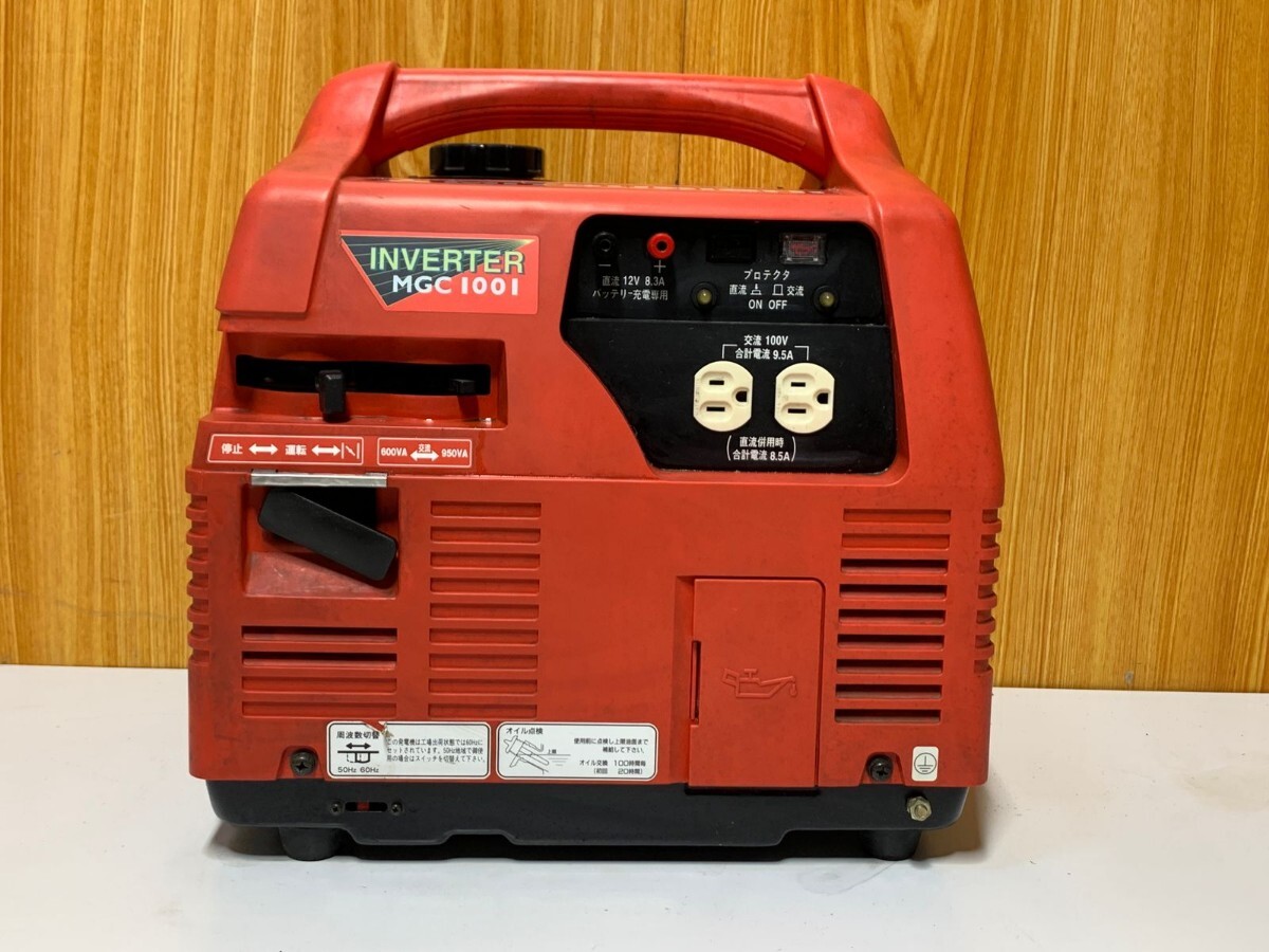 (30)MITSUBISHI インバーター発電機 MGC1011 動作未確認 現状渡し拍卖