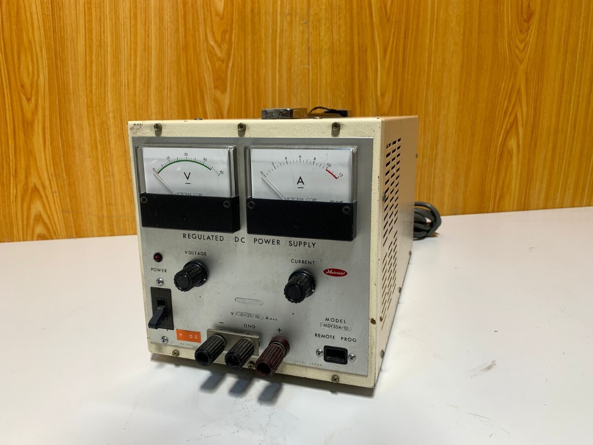 (43) METRONIX メトロニクス 直流安定化電源 ユニット MSV35A-10 動作品拍卖