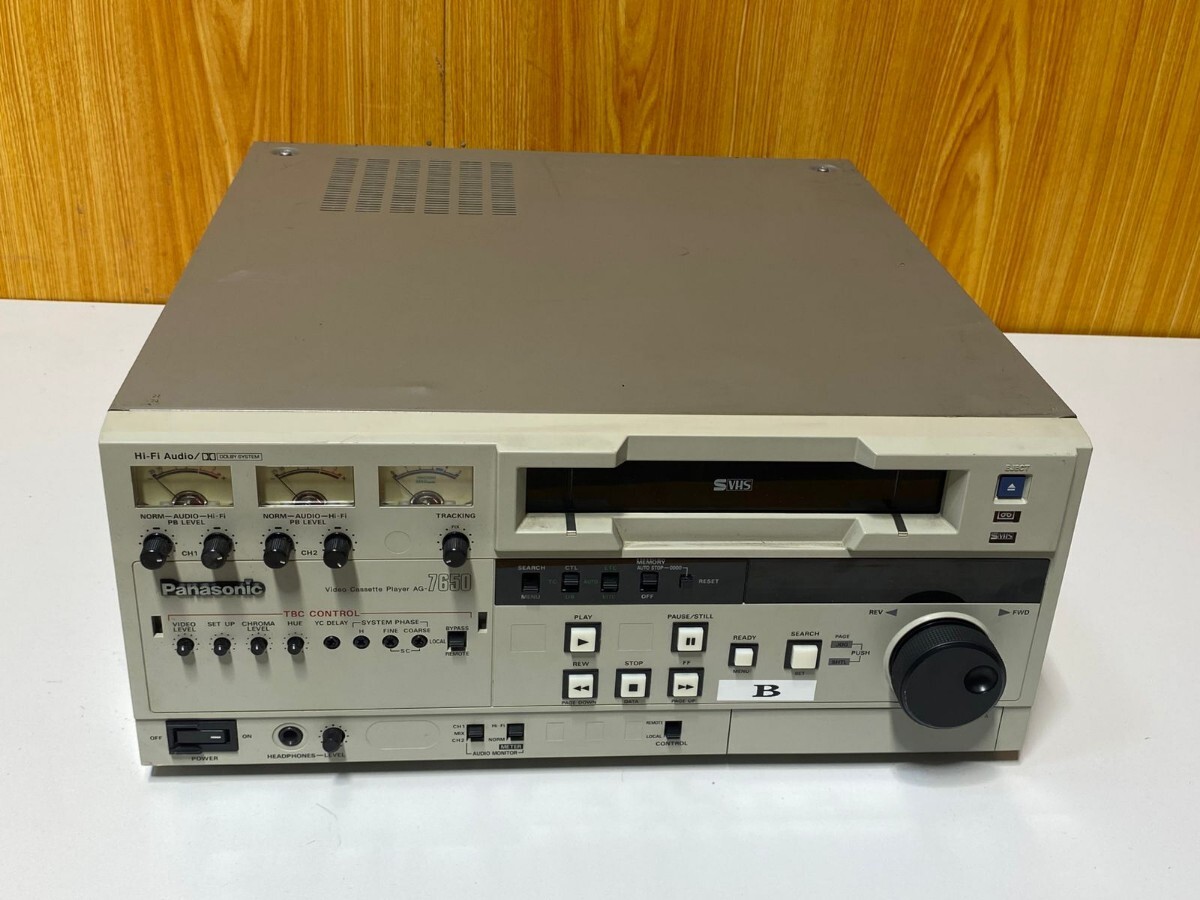 (46)PANASONIC パナソニック ビデオカセットプレーヤー AG-7650 拍卖