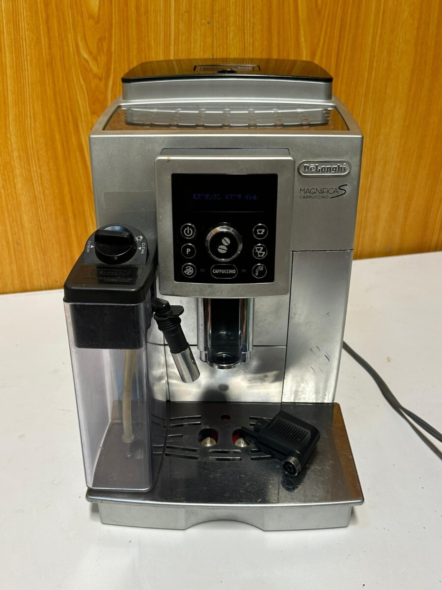 (14) DeLonghi 全自動エスプレッソマシン マグニフィカS カプチーノ ECAM23460S 動作未確認 現状渡し拍卖