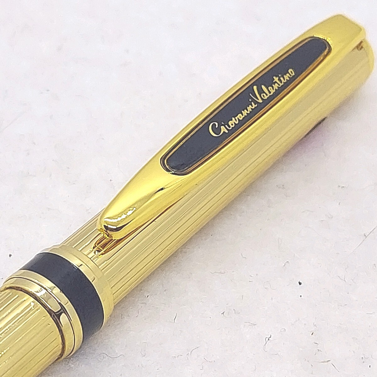 ジョバンニバレンチノ ボールペン(インク切れ) ツイスト式 ゴールドカラー Giovanni Valentino拍卖