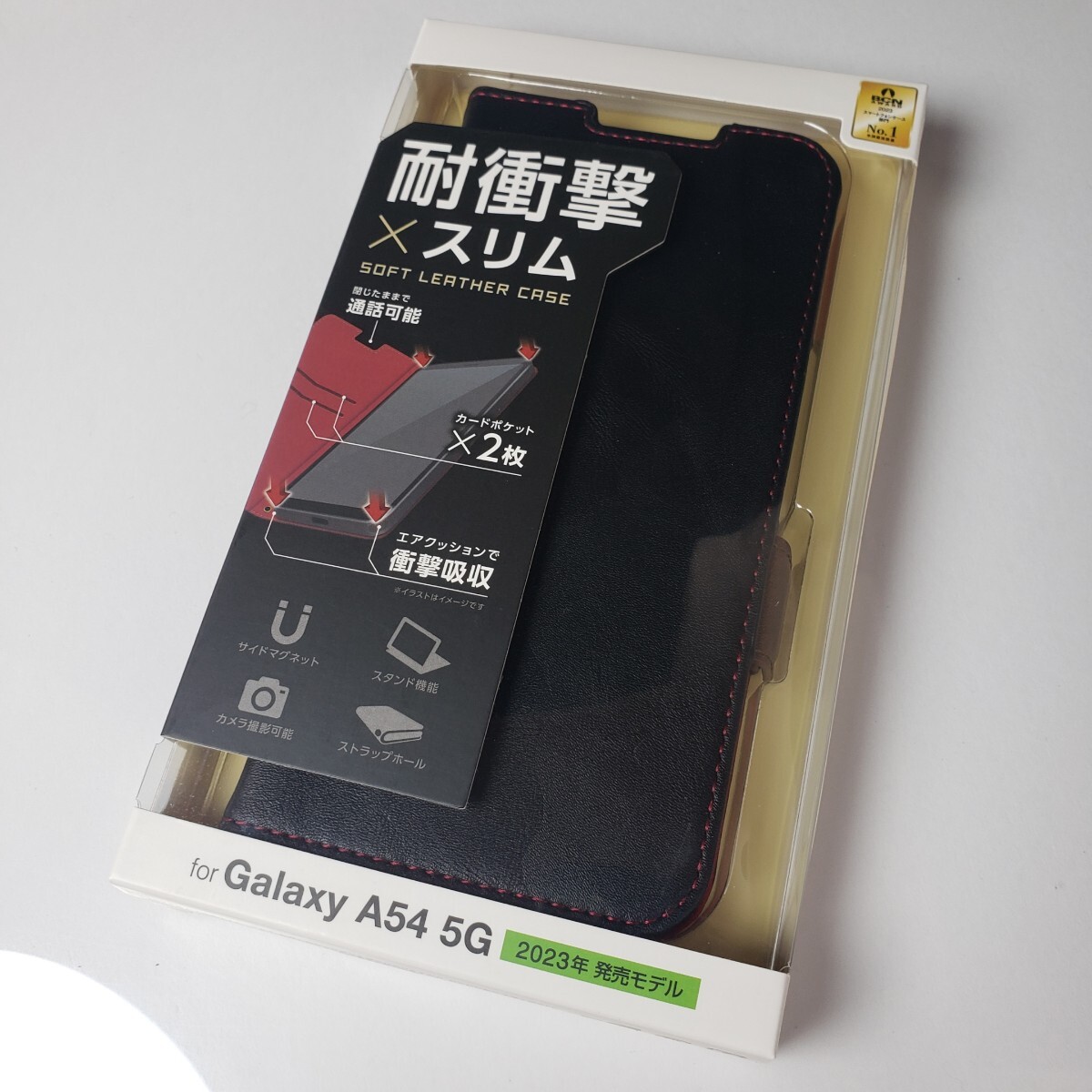 Galaxy A54 5G 手帳型ケース ブラック 779拍卖