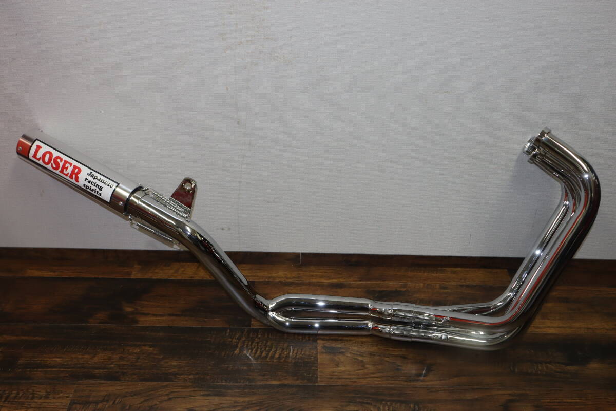 NEW CBX400F NEW ルーザー管 6分割 CBR400F CBX550F フランジ別売 すり鉢サイレンサー入り 7拍卖