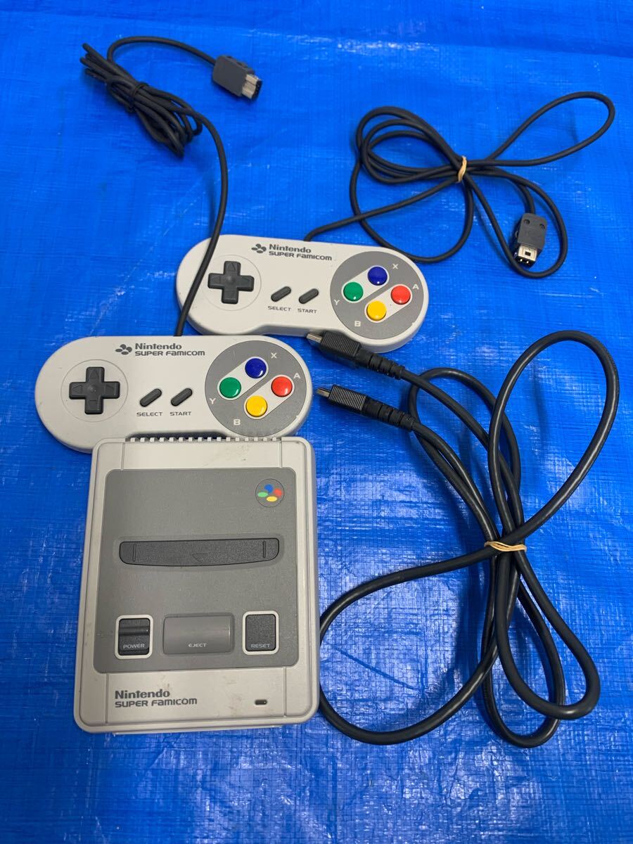 748.60. 任天堂 Nintendo CLV-301 コントローラー CLV-202 ゲーム機セット 動作未確認現状ジャンク品拍卖