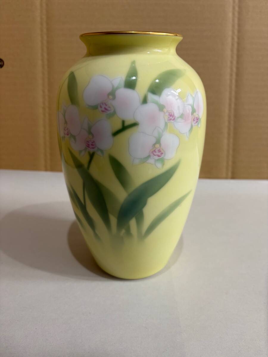 ◆◇【管理INS000039】深川製磁 深川 花瓶 花/胡蝶蘭・花器 ◇◆拍卖