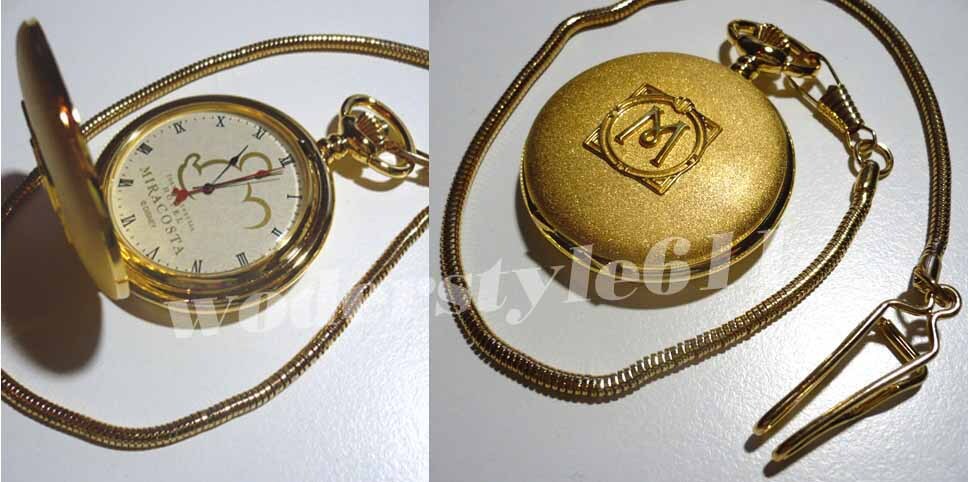 未使用☆ディズニー ミラコスタ 非売品 懐中時計 電池切れ拍卖