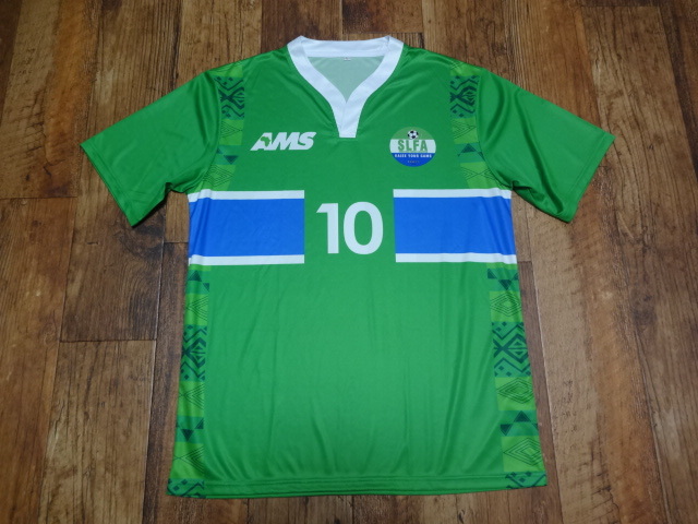 シエラレオネ代表 正規品 ユニフォーム シャツ #10 Kamara Lサイズ 新品未使用品拍卖