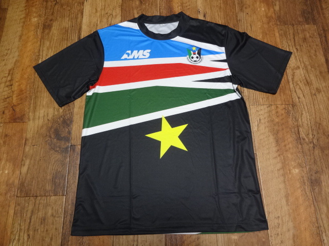 南スーダン代表 正規品 ユニフォーム シャツ 2014/2015 アウェイ Lサイズ 新品未使用品拍卖