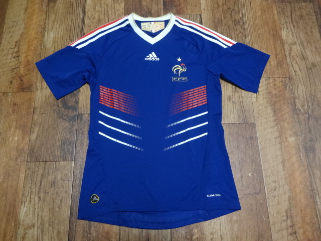 フランス代表 正規品 ユニフォーム シャツ 2010 ワールドカップ ホーム インポートSサイズ 中古美品拍卖