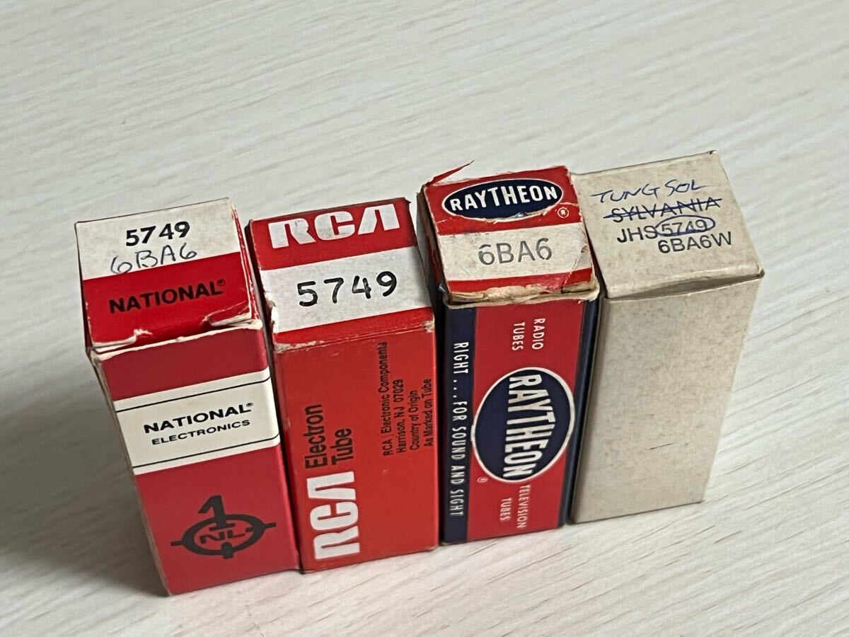5749 6BA6 4本 各社 試験済 真空管拍卖