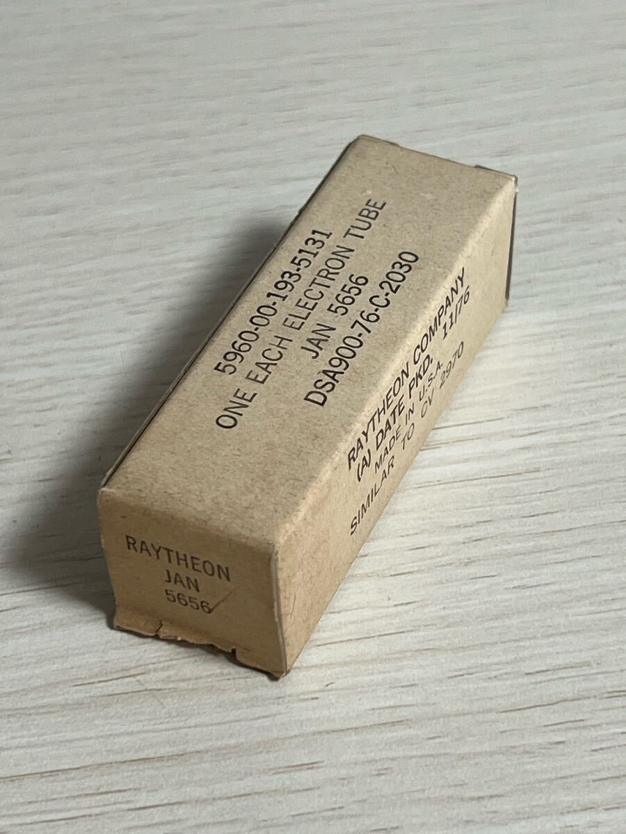 5656 1本 RAYTHEON 試験済み 真空管 おそらく未使用拍卖
