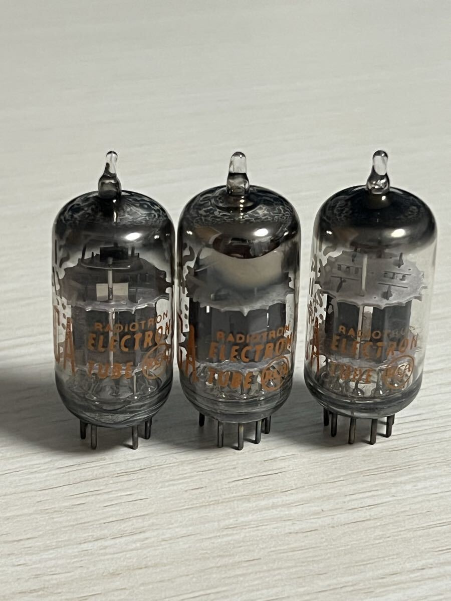 12AY7 3本 RCA 試験済 真空管拍卖