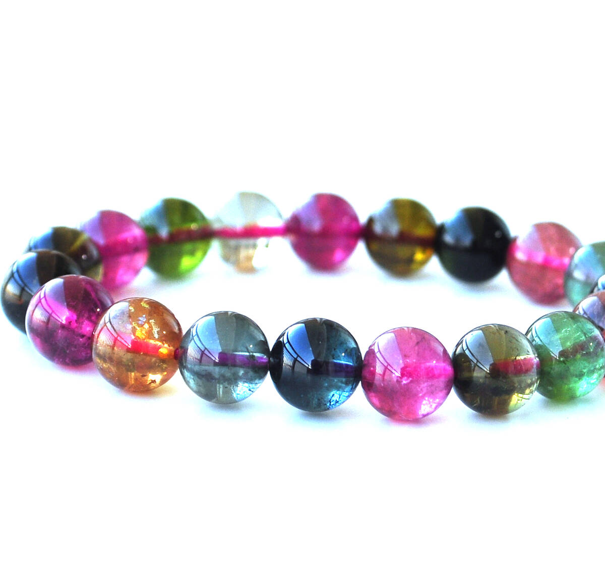 ☆天然石卸☆超激レア!!☆完全別格品!!(宝石質)☆超極上宝石トルマリン☆ブレスレットSSA ※バツグンの透明度!!※ファイナルクオリティー拍卖