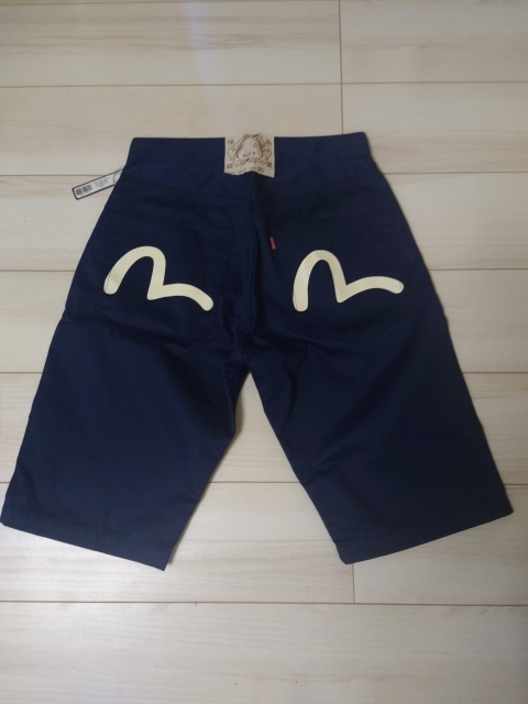 【未使用品】EVISU 水陸両用 ショートパンツ 水着 W30 ネイビー拍卖