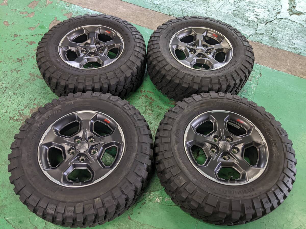 来店受け渡し歓迎♪LT255/75R17 111/108Q【JEEP純正 グラディエータールビコン】 BFGoodrich KM2付き拍卖