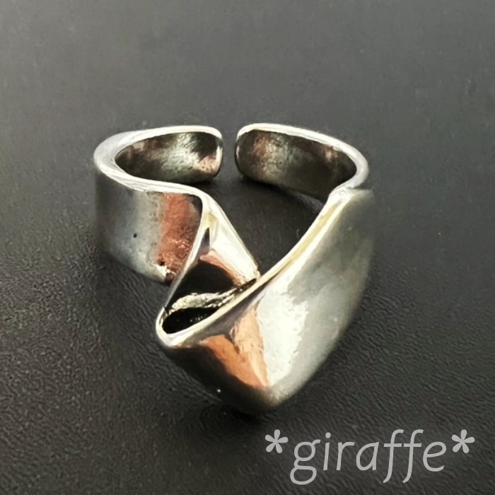 A818 匿名配送 指輪 レディース メンズ リング s925 シルバー シンプル フリーサイズ サイズ調節可能 拍卖