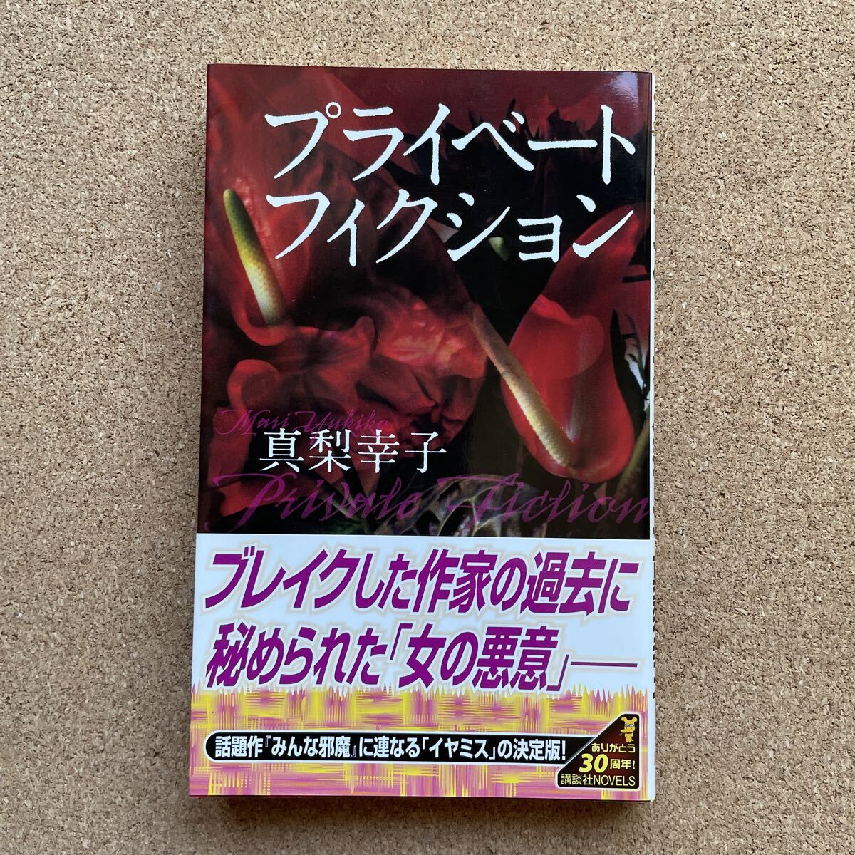 ●真梨幸子 「プライベートフィクション」 帯付 講談社ノベルス(2012年初版) ミステリー集拍卖