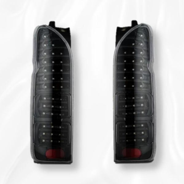 トヨタ ハイエース 200系 ライト レンズ テール フルLED オールブラックインナー カスタム LEDテールランプ ドレスアップ HIACE TOYOTA拍卖