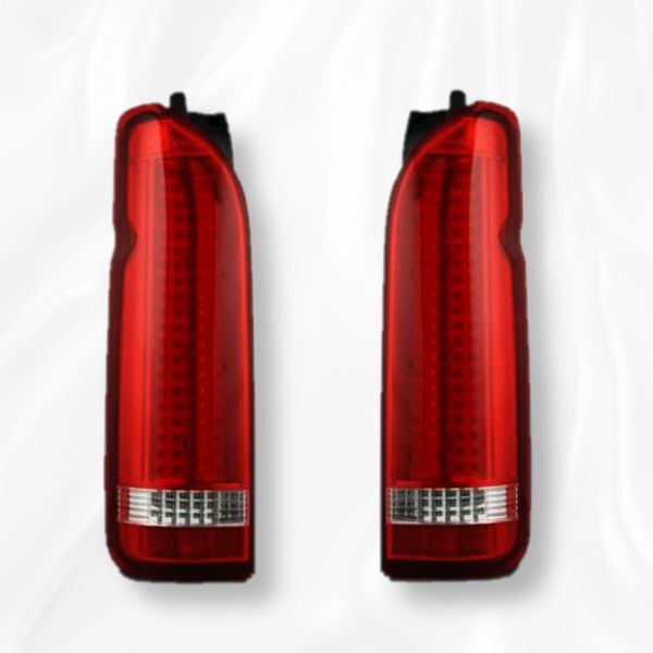 トヨタ ハイエース 200系 バーティカル 平成16年〜 標準 LEDテールランプ テールレンズ スーパーレッド ランプ バッククリア HIACE 新品拍卖