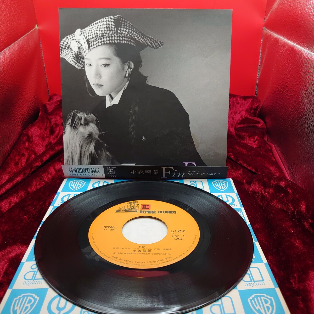 7278【EP盤レコード】 中森明菜 Fin / 危ないMON AMOUR L-1752 アイドル 昭和ポップス 7インチ シングル拍卖