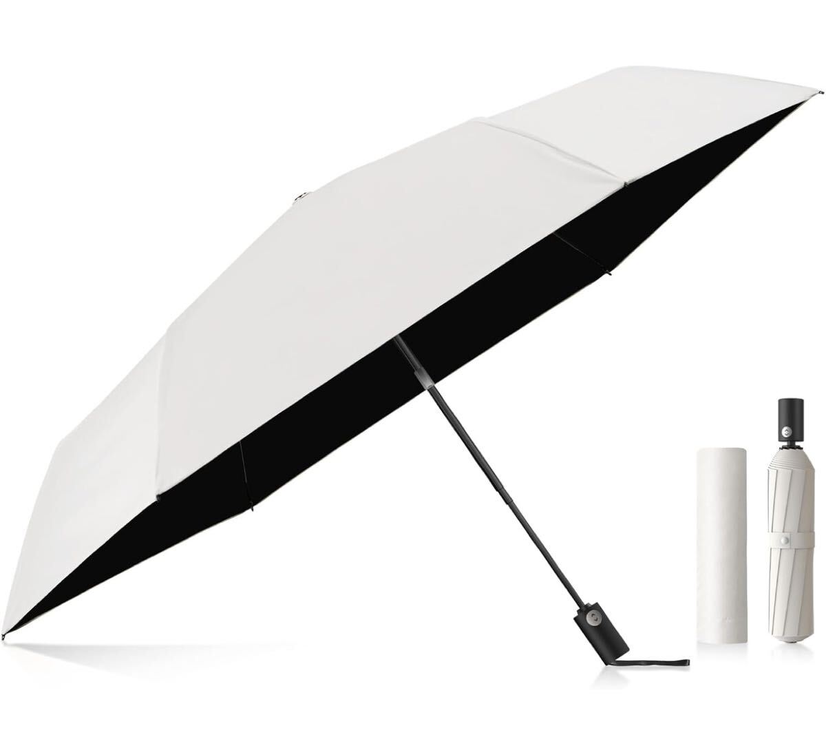 日傘『業界初!段階収納&JIS認証』UVカット100% 自動開閉・耐風撥水折りたたみ傘 遮光 遮熱 拍卖