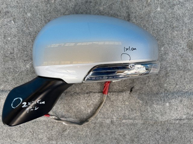 動作OK プリウスα DAA-ZVW40W 左/助手席 ウインカー付 ドアミラー サイドミラー 1F7 シルバーメタリック ムラカミ 9851 87940-47260 7P拍卖