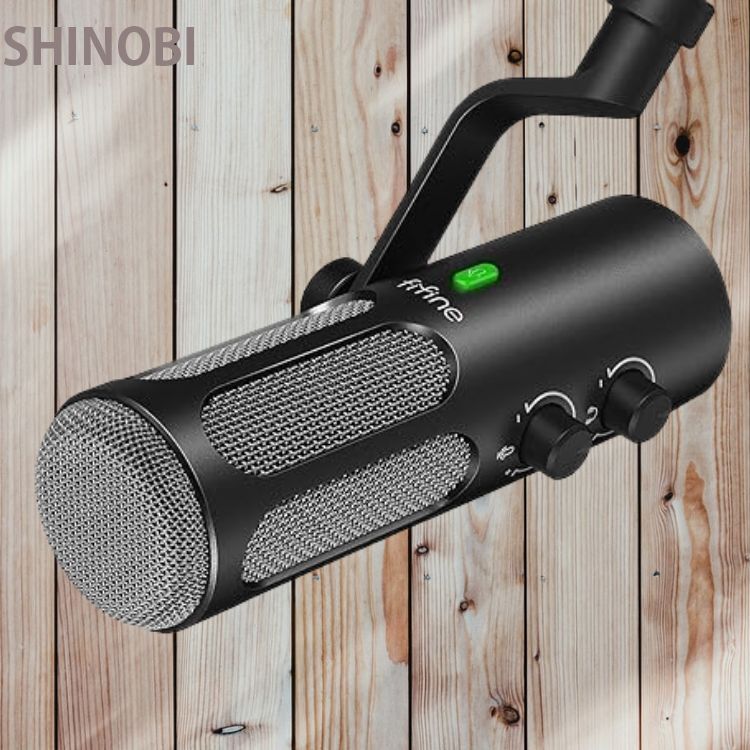 ダイナミックマイク USB/XLR接続可能 単一指向性 ノイズ低減 USBケーブル付属 PC/プレステ/オーディオミキサー対応拍卖