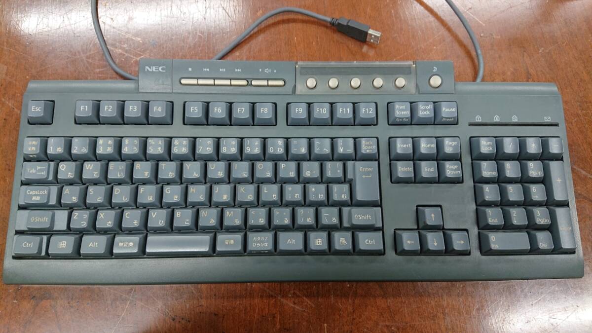 NEC USB テンキー付き 日本語キーボード 動作チェック済み ジャンク拍卖