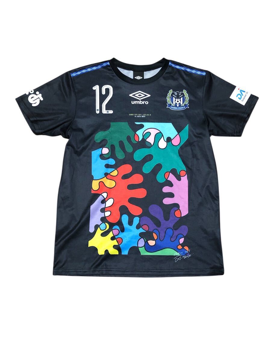 【サッカー】ガンバ大阪 2019年 配布ユニフォーム アンブロ フリーサイズ 黒拍卖