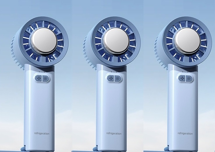 激安 ハンディファン 3点セット 携帯扇風機 大風量 Type-C急速充電 冷却プレート 小型 静音 熱中症対策拍卖
