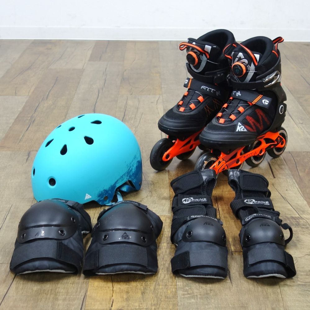 ケーツー K2 F.I.T BOA インラインスケート 26cm ヘルメット プロテクター セット ボアシステム アウトドア ce05ed-rk26y09140拍卖