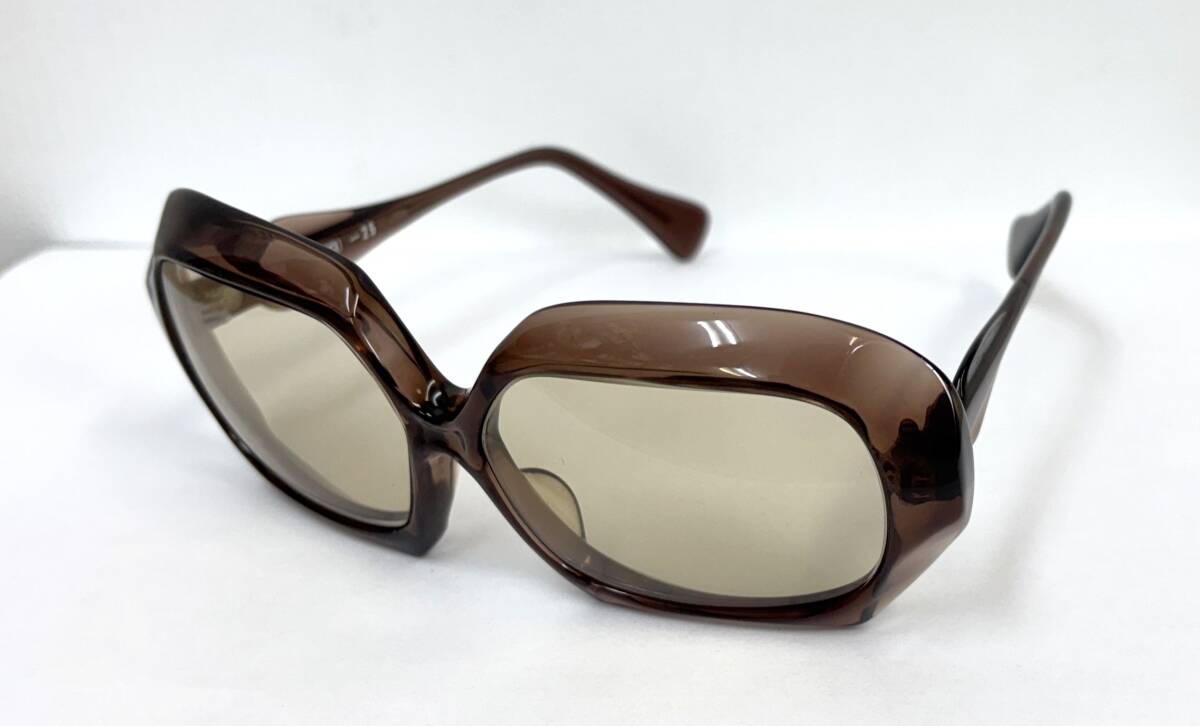 M1199/ENA 恵那眼鏡 サングラス -25 度無し/色付きメガネ 眼鏡 アイウェア ブラウン レディース拍卖